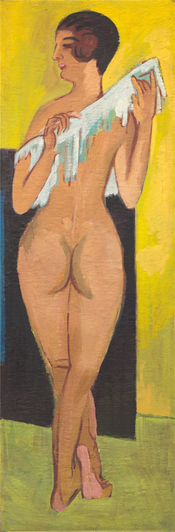 恩斯特·路德维希·基希纳（Ernst Ludwig Kirchner）-裸像油画
