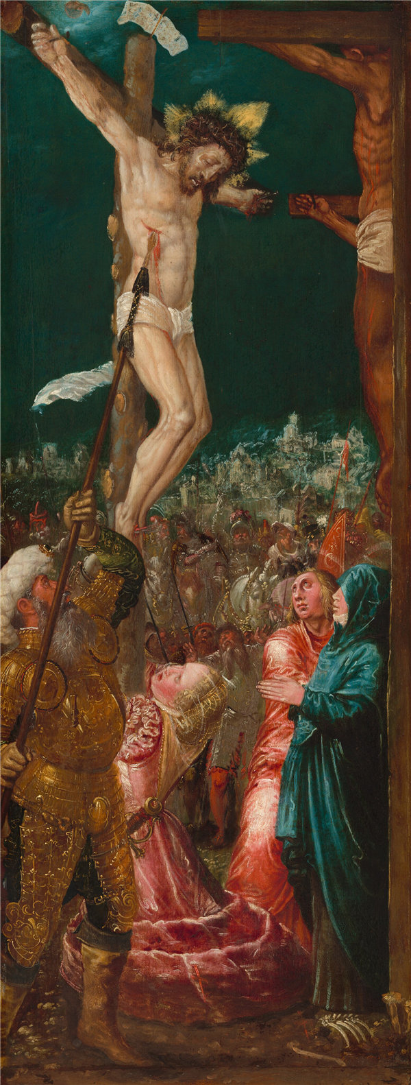 汉斯·米利希（Hans Mielich）讲习班-被钉十字架油画高清下载