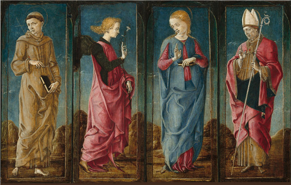 CosmèTura-与图卢兹的圣弗朗西斯和圣路易的天使报喜 作品下载