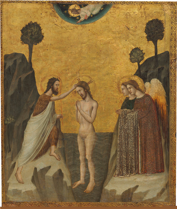 乔凡尼·巴伦齐奥（Giovanni Baronzio）-基督的洗礼作品下载