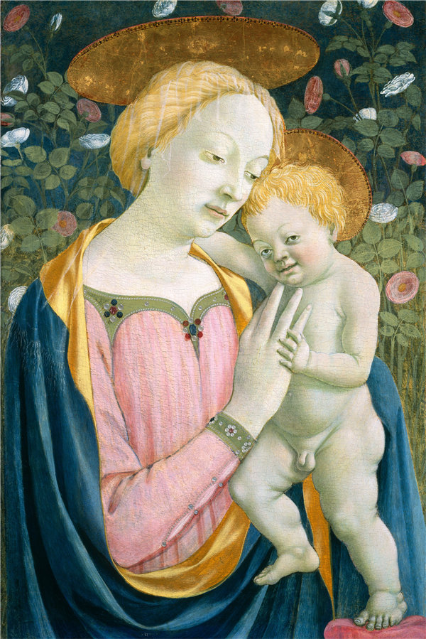 多梅尼科（Domenico Veneziano）-麦当娜和孩子作品下载