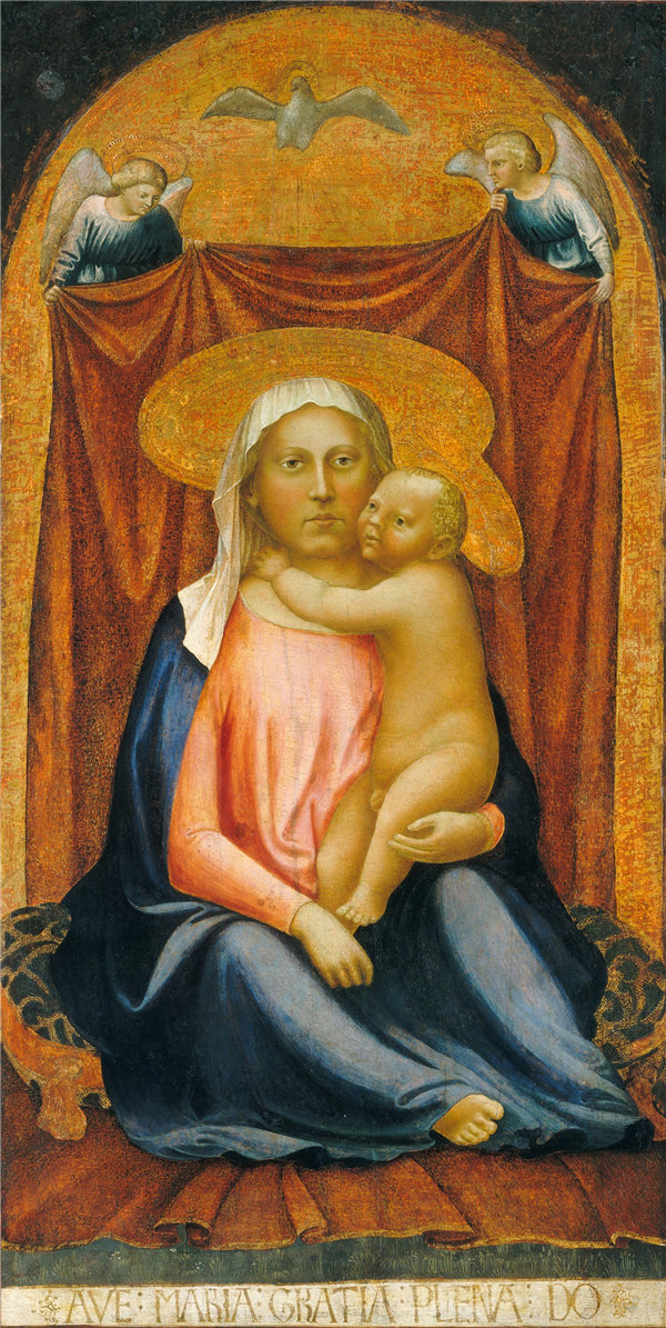 马萨乔（Masaccio）-谦卑的圣母作品下载