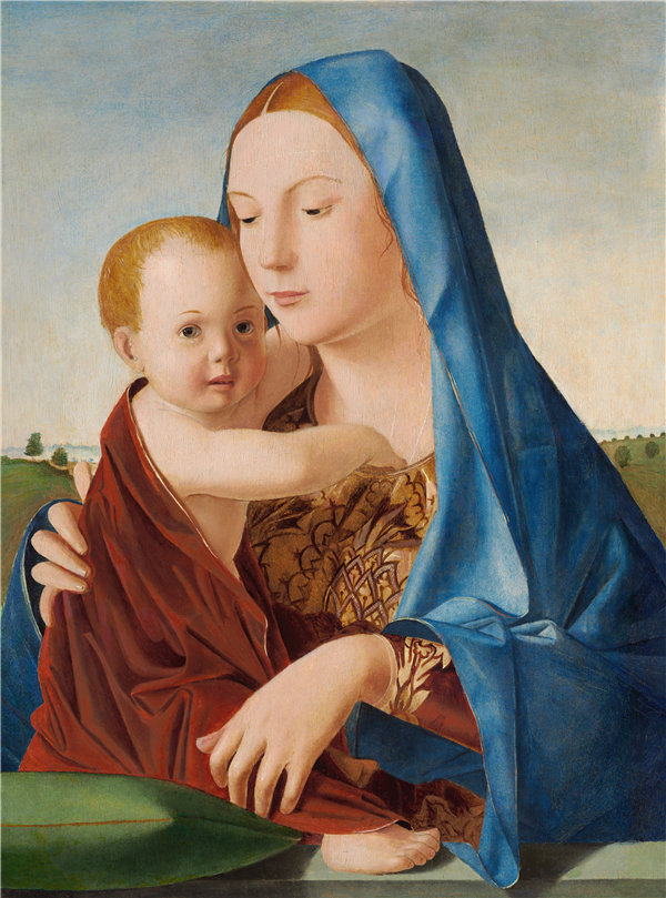 安东内洛·达·墨西拿（Antonello da Messina）-麦当娜和孩子作品下载