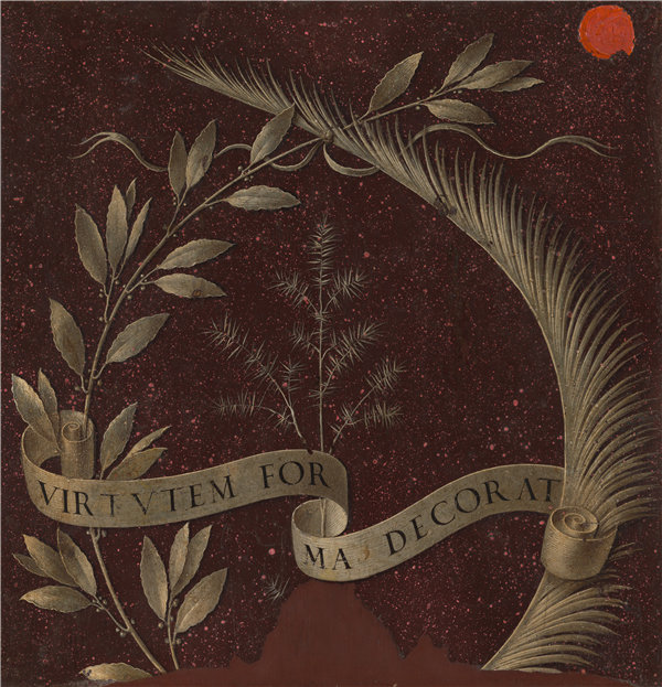 达·芬奇（Leonardo da Vinci） –月桂树，棕榈和杜松的花环作品下载