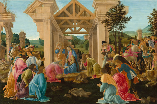 桑德罗·波提切利（Sandro Botticelli）-贤士的崇拜作品下载
