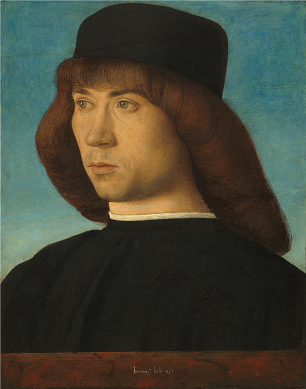 乔凡尼·贝里尼（Giovanni Bellini）-一个年轻人的肖像作品下载