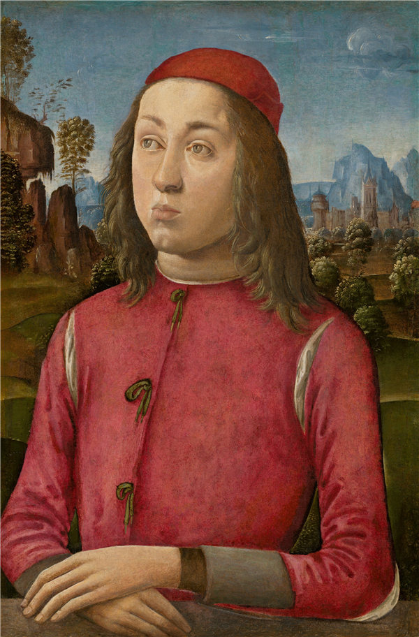 阿格尼洛·多梅尼科·德尔·马泽里（Agnolo di Domenico del Mazziere）-青年肖像作品下载