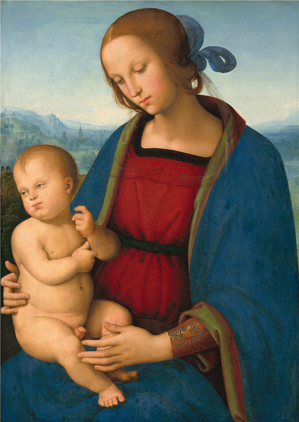 彼得罗·佩鲁吉诺(Pietro Perugino)-麦当娜和孩子作品下载
