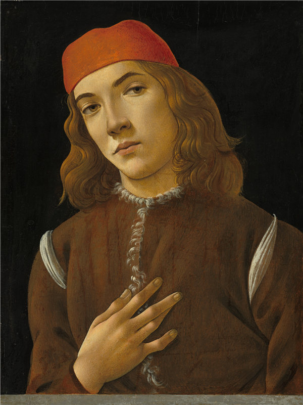 桑德罗·波提切利（Sandro Botticelli）-青年肖像作品下载