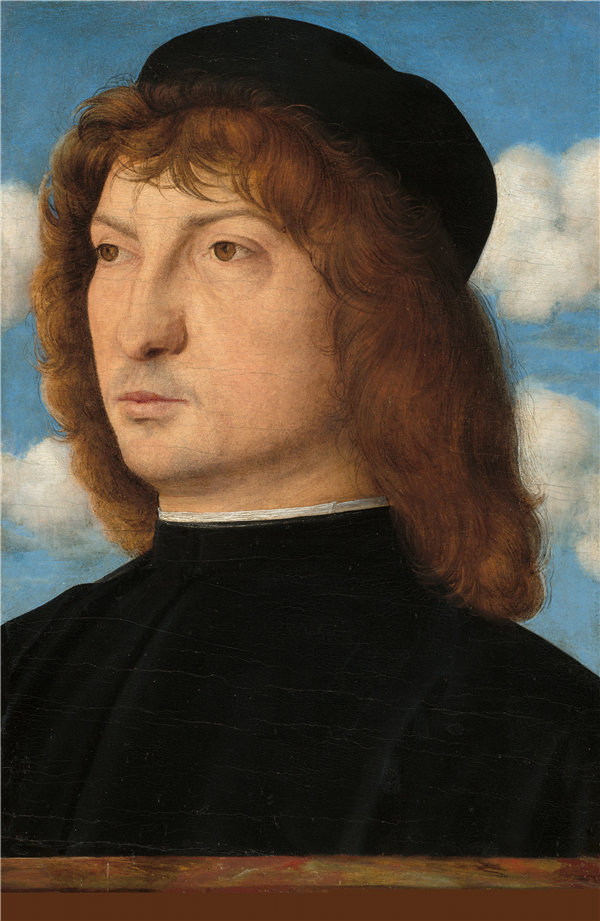 乔凡尼·贝里尼（Giovanni Bellini）-威尼斯绅士的肖像.作品下载