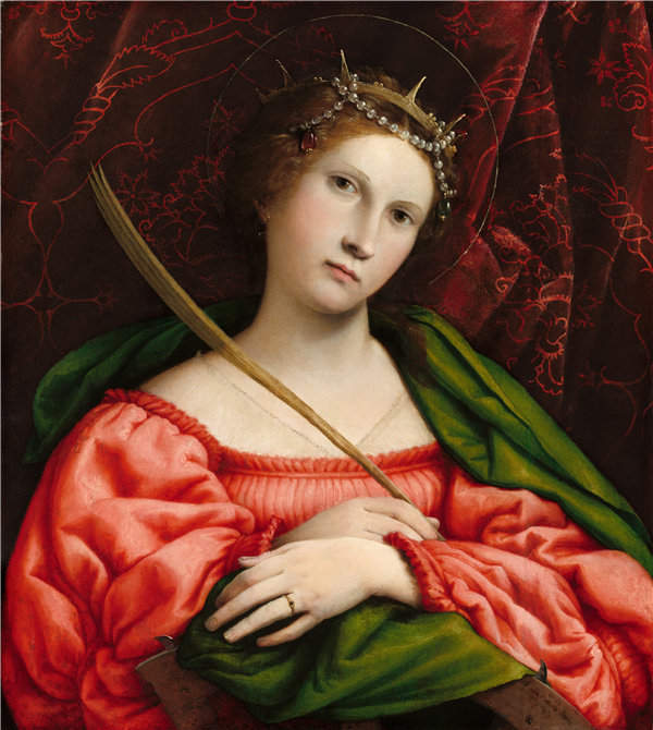 洛伦佐·乐透（Lorenzo Lotto）-圣凯瑟琳作品下载