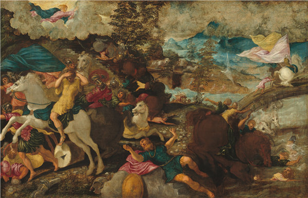 雅各布·丁托列托（Jacopo Tintoretto）-圣保罗的Conversion依作品下载