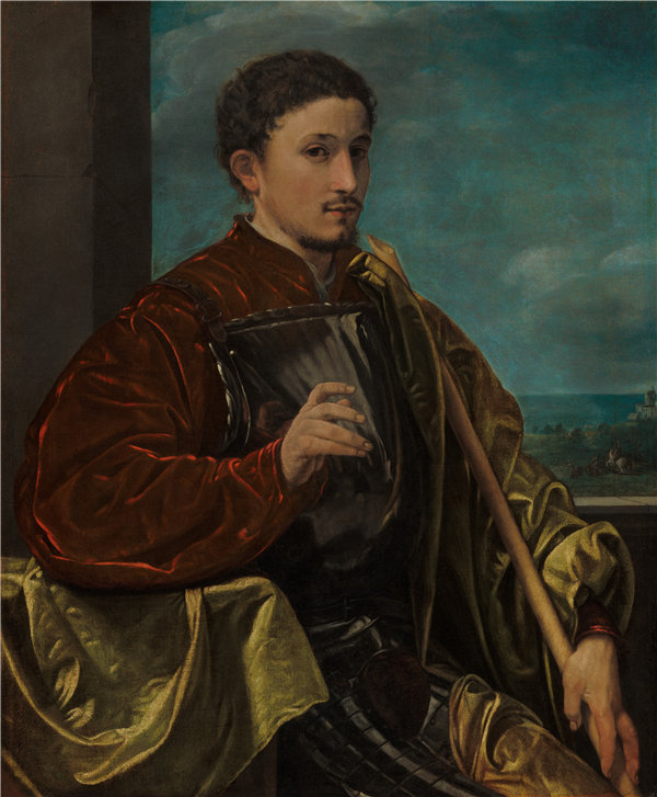 乔凡尼·吉罗拉莫·萨沃多（Giovanni Girolamo Savoldo）-骑士的肖像作品下载