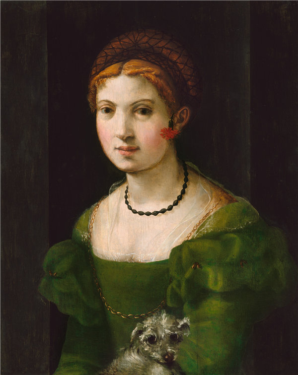 佛罗伦萨16世纪-一个年轻女子的画像作品下载