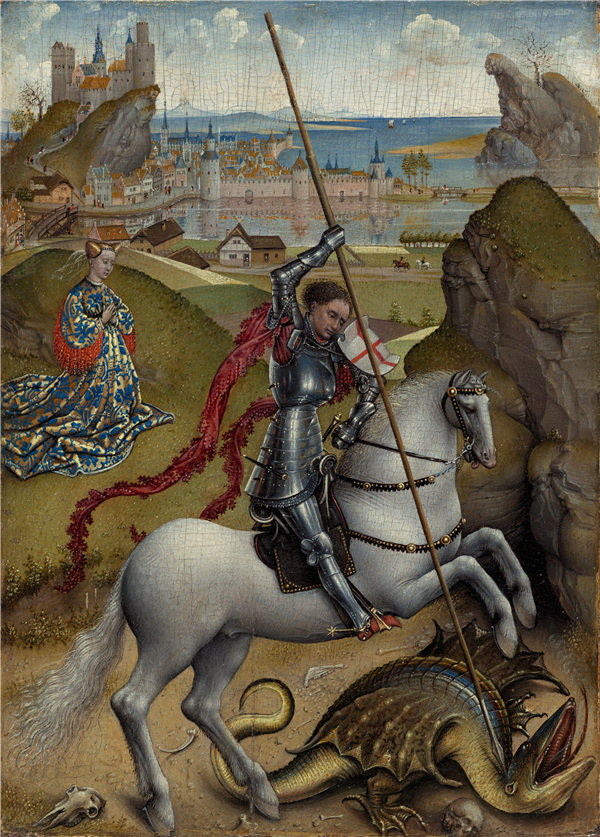 罗吉尔·范·德·韦登（Rogier van der Weyden）-圣乔治与龙作品下载