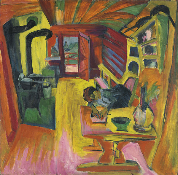 恩斯特·路德维希·基希纳(Ernst Ludwig Kirchner)-高山厨房.zip
