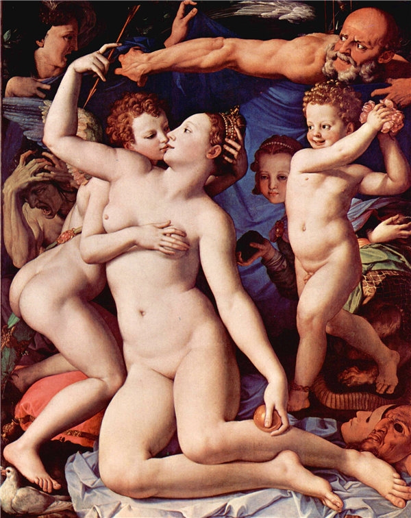 阿格诺洛·布龙齐诺（Agnolo Bronzino）-寓言中的胜利的金星作品下载