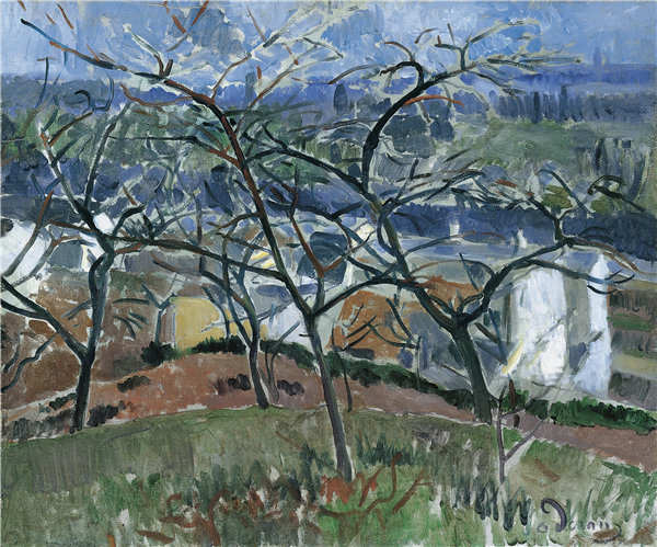 安德烈·德朗(AndréDerain)-沙头附近的景观.作品下载