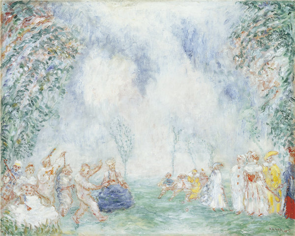 詹姆斯·恩索尔（James Ensor）-爱情花园 作品下载