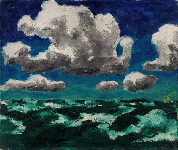 埃米尔·诺尔德(Emil Nolde)-夏天的云 1913年.作品下载