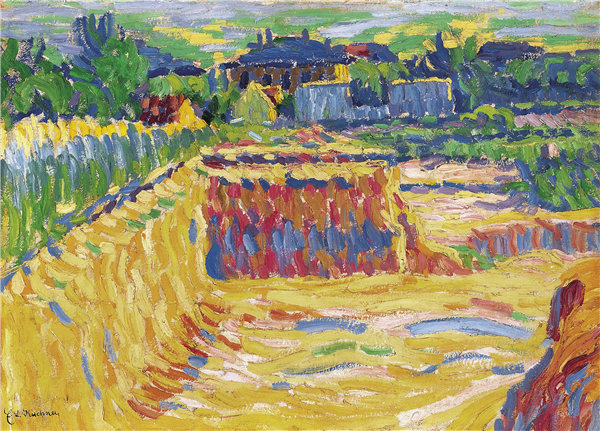 恩斯特·路德维希·基希纳（Ernst Ludwig Kirchner）-壤土坑 1906年作品