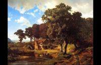 阿尔伯特·比尔施塔特（Albert Bierstadt）-仿古磨