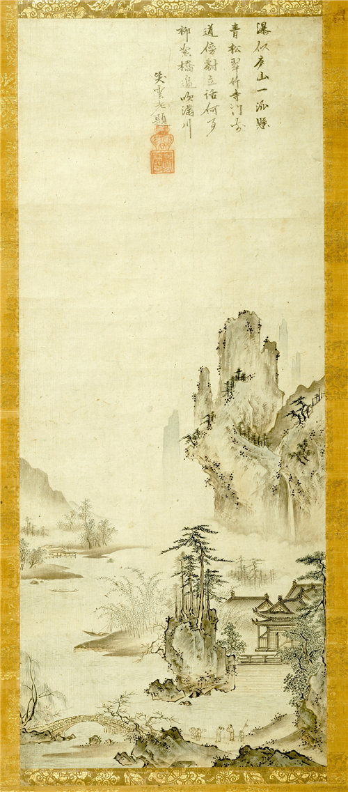 日本小栗旬《风景》1413–1481年作品下载
