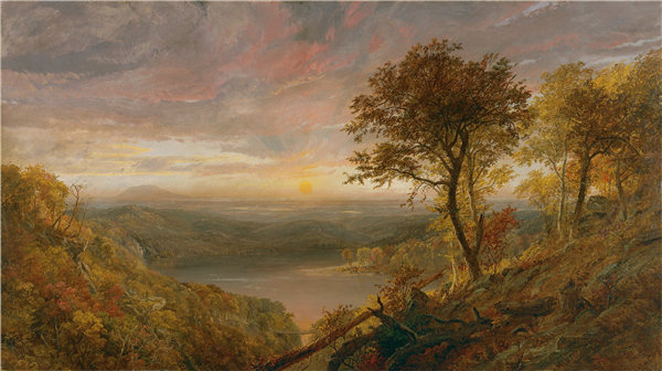 贾斯珀·弗朗西斯·克罗普西（Jasper Francis Cropsey）-格林伍德湖 1870年作品