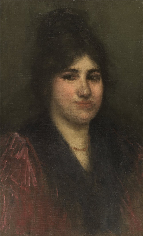 詹姆斯·麦克尼尔·惠斯勒（James McNeill Whistler）-粉红和金色：那不勒斯 1897年油画高清下载