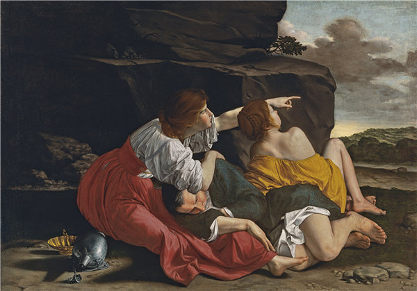 奥拉其奥·津迪勒奇(Orazio Gentileschi)（的工作坊）-罗得和他的女儿们 1621年-1623年.zip