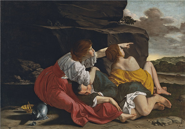 奥拉其奥·津迪勒奇(Orazio Gentileschi)(的工作坊)-罗得和他的女儿们 1621年-1623年.zip