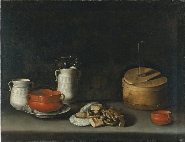 胡安·范德·哈曼·莱昂（Juan van der Hamen）-静物与瓷器和糖果 1627年yh 