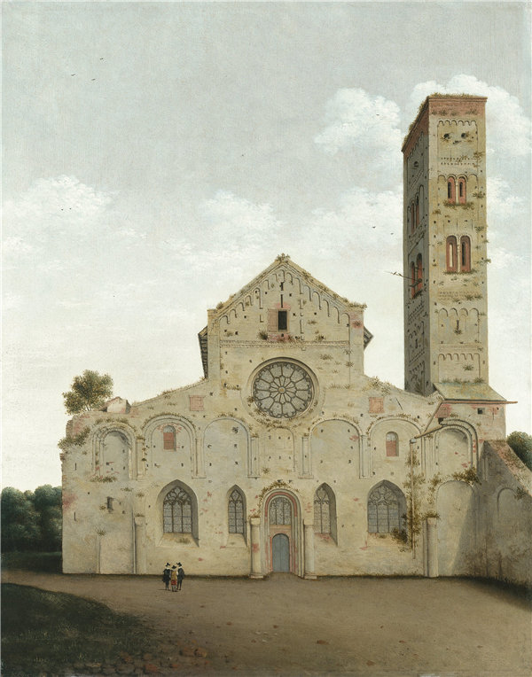 彼得·詹斯·塞伦丹（Pieter Jansz. Saenredam）-乌得勒支圣玛丽教堂的西立面 1662年.zip