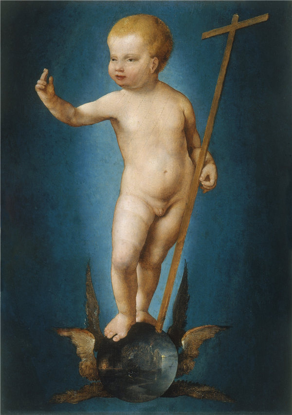 乔·范·克利夫（Joos van der Beke）-世界球上的婴儿基督 1530年作品