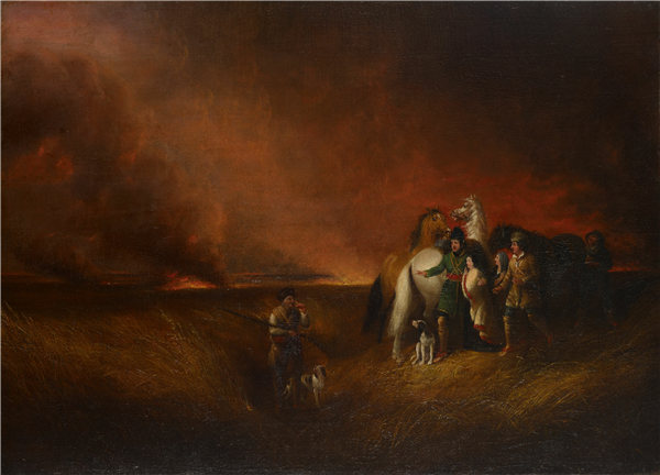 阿尔文·费舍尔（Alvan Fisher）-草原大火，1827年YH GQ XZ 