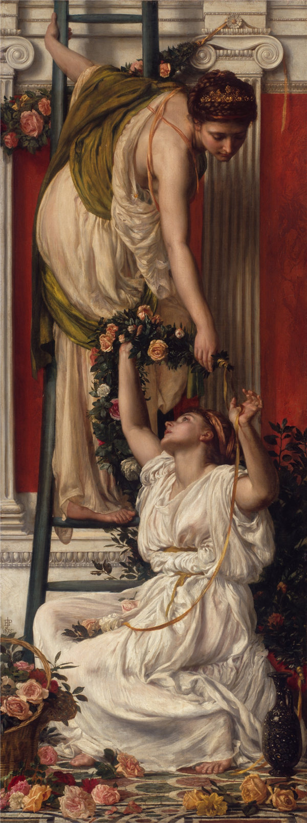 爱德华·约翰·波因特（Edward John Poynter，英国画家）高清作品-《节日 (1875)》