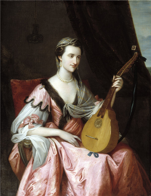 本杰明·韦斯特（Benjamin West），玛丽·霍普金森（Mary Hopkinson） 1764年油画
