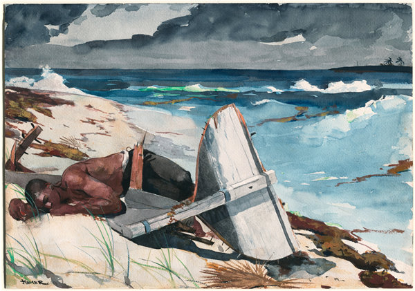 温斯洛·荷马（Winslow Homer）-飓风过后 1899年作品高清下载