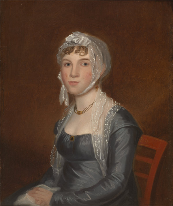 詹姆斯·亚历山大·辛普森（James Alexander Simpson），雷切尔·巴塞洛缪·戴维斯（Rachel Bartholomew Davis）  1815年油画