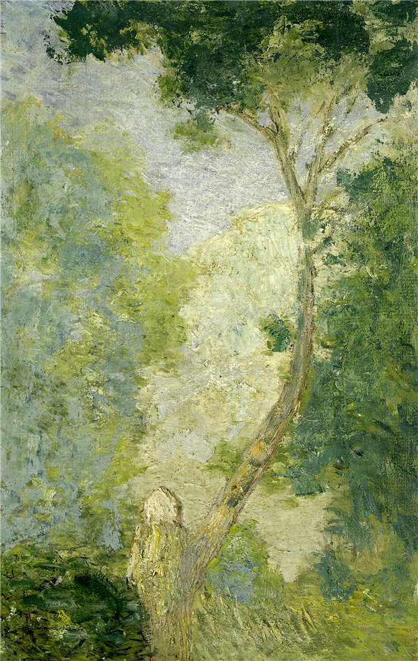 J.奥尔登·威尔（J. Alden Weir）-（风景）  1900年油画高清下载