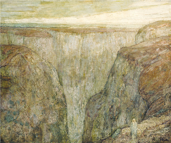 亨利·奥萨瓦·坦纳（Henry Ossawa Tanner）-好牧人（摩洛哥阿特拉斯山脉）  1930年油画
