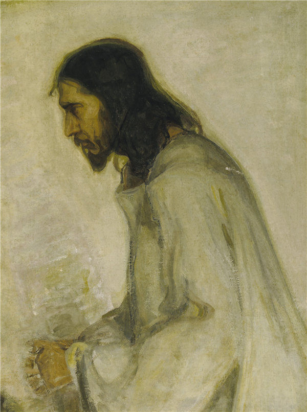 亨利·奥萨瓦·坦纳（Henry Ossawa Tanner）-救世主 1900-1905年油画