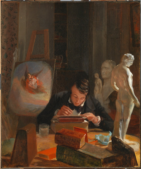 约翰·弗兰肯斯坦（John Frankenstein），《戈弗雷·弗兰肯斯坦肖像》  1840年油画