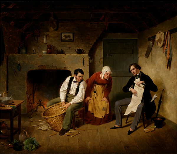弗朗西斯·威廉·埃德蒙兹（Francis William Edmonds）-《投机者》  1852年油画