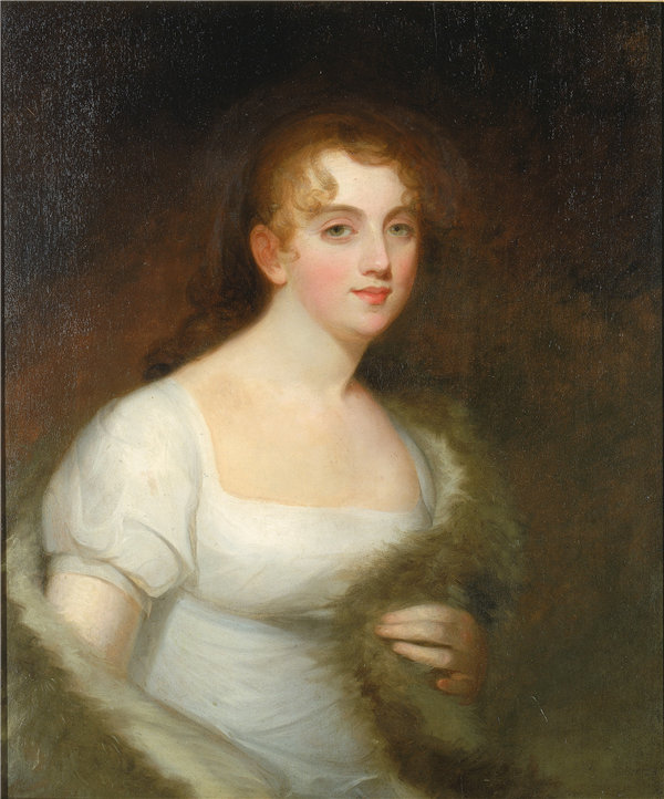 托马斯·苏利（Thomas Sully），玛丽·阿比盖尔·威林·科勒（Mary Abigail Willing Coale）  1809年油画