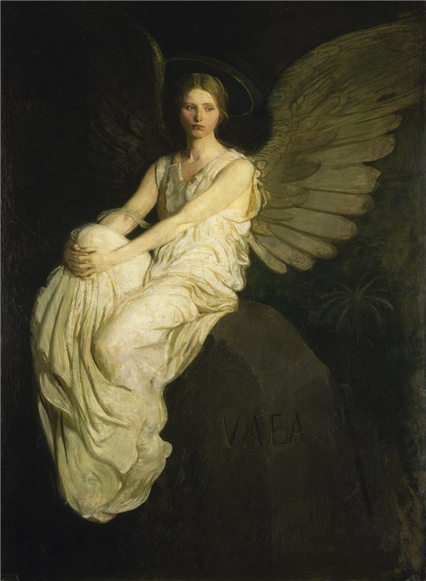 雅培·汉德森·塞耶（Abbott Handerson Thayer）-史蒂文森纪念堂 1903年油画