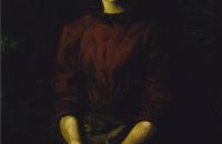 雅培·汉德森·塞耶（Abbott Handerson Thayer），《女士肖像》（威廉·B·卡博特夫人）， 1900-1902年油画