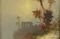 摩根·麦克林尼（C. Morgan McIlhenney）-埃及风景油画