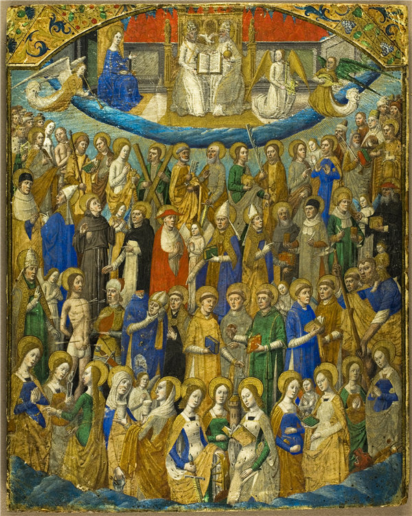 埃格里乌斯·皮克托·弗朗西斯库斯（Egregius Pictor Franciscus）-天堂的三位一体和圣徒法国作品