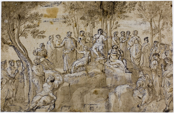 拉斐尔（Raphael）-帕纳苏斯（Parnassus），1600年高清作品下载